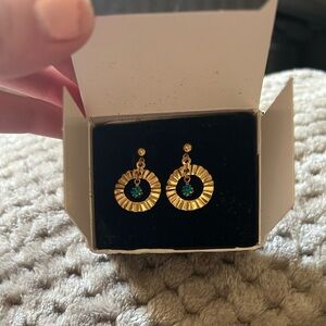 Avon Gold Birthstone Earrings